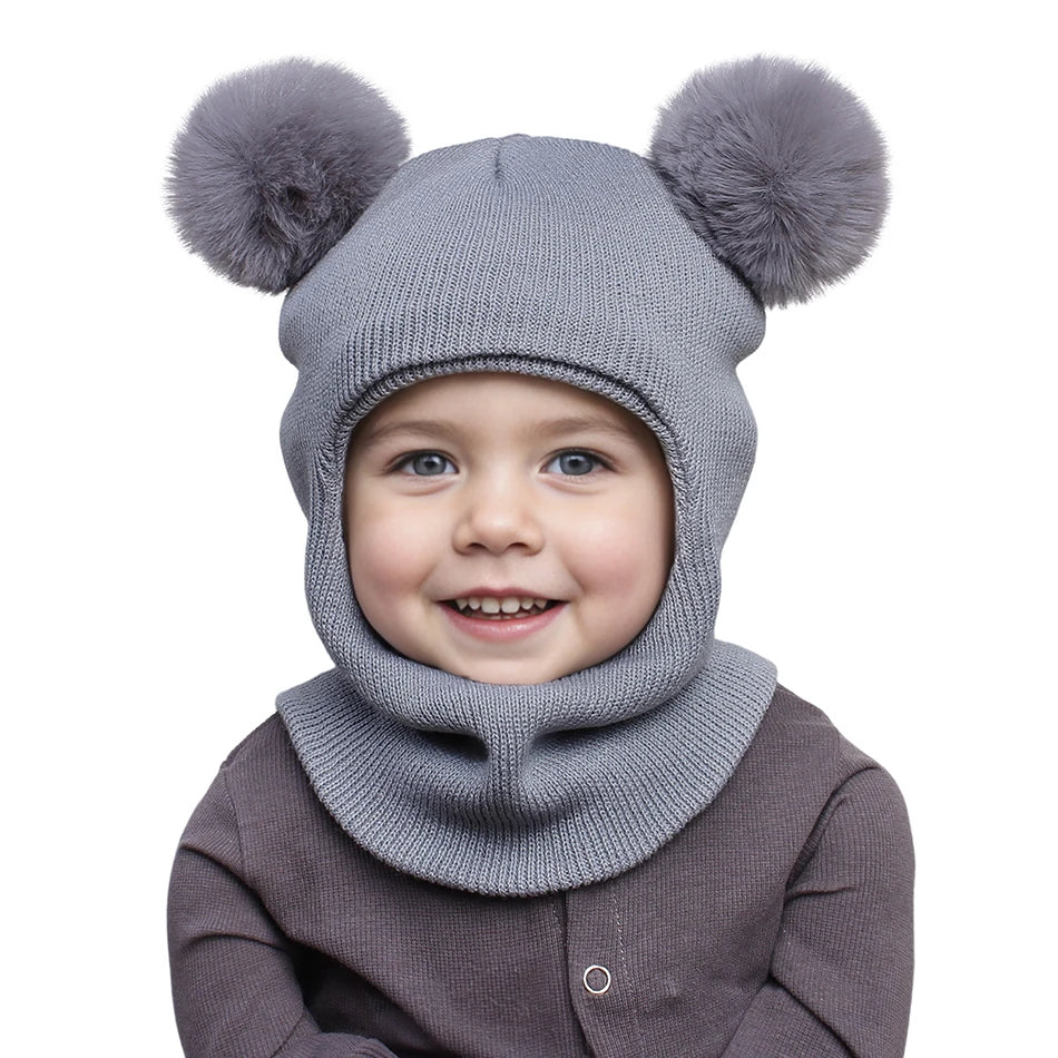 Children's Knit Balaclava Hat